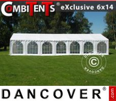 Tenda Eventos Exclusive CombiTents® 6x14m, 5-em-1, Branco