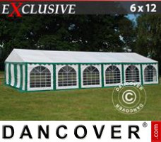Tenda Eventos Exclusive 6x12m PVC, Verde/Branco