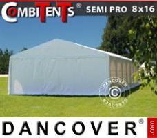 Tenda Eventos SEMI PRO Plus CombiTents® 8x16 (2,6)m 6-em-1, Branco