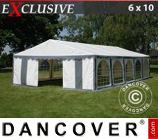Tenda Eventos Exclusive 6x10m PVC, Cinza/Branco